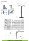 Душевая кабина Idea PDD 80x80 см 5