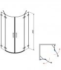 Euphoria PDD 80x80 душевая кабина  3
