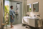 Activera Q 290 1jet EcoSmart dušas sistēma ar termostatu, Matt black 2