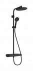 Activera S 240 1jet EcoSmart dušas sistēma ar termostatu, Matt black 