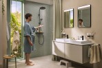 Activera S 240 1jet EcoSmart dušas sistēma ar termostatu, Matt black  11