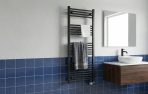 Adax elektriskais dvieļu žāvētājs Comfort 1300x500 mm, Melns matēts 5