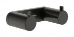 AddStoris S dubūltais dvieļu āķis, Brushed Black Chrome