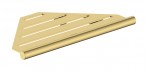 AddStoris S stūra plaukts dušai, Brushed Gold Optic