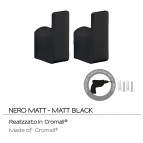 Gedy Pirenei dvieļu āķi 2.gab, Melns matēts 3