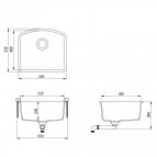 Кухонная мойка Arca SQA103AW 10