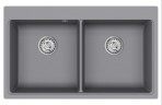 Magna akmens masas izlietne 86x51 cm ar push-up ventīli, Krāsu izvēle 13