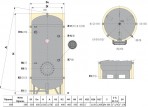 Aккумулирующий бак  WC VT для горячей воды 300  л 2