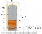 Aккумулирующий бак PUFFER VC VT 1500 л 2