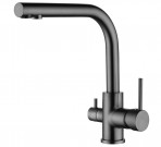 Akvaduo Long virtuves maisitājs ar grozāmu snīpi, PVD Graphite
