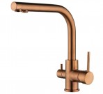 Akvaduo Long virtuves maisitājs ar grozāmu snīpi, PVD Copper
