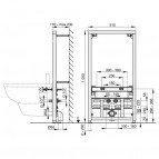 Alcaplast для установки биде 1m 2