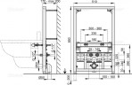 Alcaplast для установки биде 0.85m 2