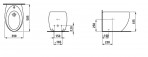 Laufen Ilbagnoalessi bidē, balts LCC 2