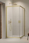 Alienta Brushed Light Gold D 80x90x190 dušas kabīne