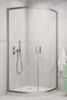 Alienta Brushed Nickel A 80x80x190 dušas kabīne 