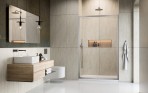 Alienta Brushed Nickel DWJ 100 dušas durvis 4