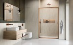 Alienta Brushed Copper DWJ 100 dušas durvis 4