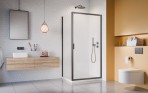 Alienta S 80 dušas siena, Brushed GunMetal profils 4