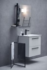 Косметологическое зеркало ALU+ 200 мм, Черный матовый 4
