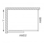 AMD2/1200  душевая дверь 5
