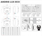 ANDRIS LUX ECO ūdens sildītājs zem izlietnes 10l, Ecolable 6