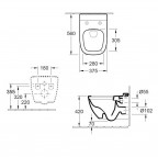 Villeroy&Boch Antheus подвесной WC DirectFlush + крышкa SC CeramicPlus 7