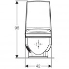 AquaClean 8000plus piekaramais bidē 3