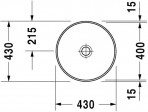 Architec iebūvējama izlietne,40 cm 2