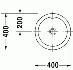 Architec iebūvējama izlietne,40 cm 3