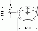 Duraplus izlietne 45x33.5 cm 2