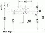 Architec stūra izlietne 50 cm 3
