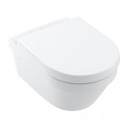Architectura Oval piekaramais pods DirectFlush pods + SC vāks, balts