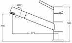 Kухонный смеситель Tera 2763 5
