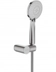Arnika 3-funkciju dušas klausule ar turētāju, Brushed Steel