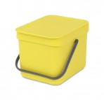 Мусорный ящик 6 л ,SORT & GO,Yellow