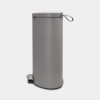 Atkritumu tvertne ar pedāli 40 l FLATBACK+, Mineral Concrete Grey 3