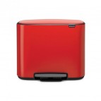 Atkritumu tvertne BO PEDAL BIN, 11 + 23L, Red 