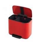 Atkritumu tvertne BO PEDAL BIN, 11 + 23L, Red  3