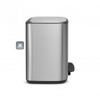 Atkritumu tvertne BO PEDAL BIN, 11 + 23L,Steel FPP 2