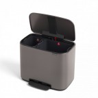 Atkritumu tvertne BO PEDAL BIN, 11 + 23L, Platinum 3