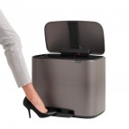 Mусорный ящик BO PEDAL BIN, 11 + 23L, Platinum 2