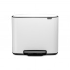 Atkritumu tvertne BO PEDAL BIN,  3 X 11L,White