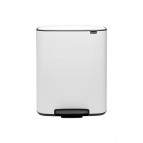 Mусорный ящик BO PEDAL BIN, 2x30L, White