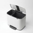 Mусорный ящик BO PEDAL BIN, 11 + 23L, White 4