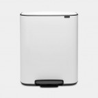 Brabantia Bo Step On atkritumu tvertne 60 L, Balta