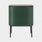 Atkritumu tvertne BO TOUCH BIN, 11 + 23L, Pine Green