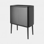 Brabantia BO TOUCH atkritumu tvertne , 11 + 23 L, Confident Grey 6