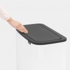 Brabantia BO TOUCH atkritumu tvertne , 11 + 23 L, Balta 3