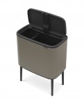 Atkritumu tvertne BO TOUCH BIN, 11 + 23L, Platinum 4